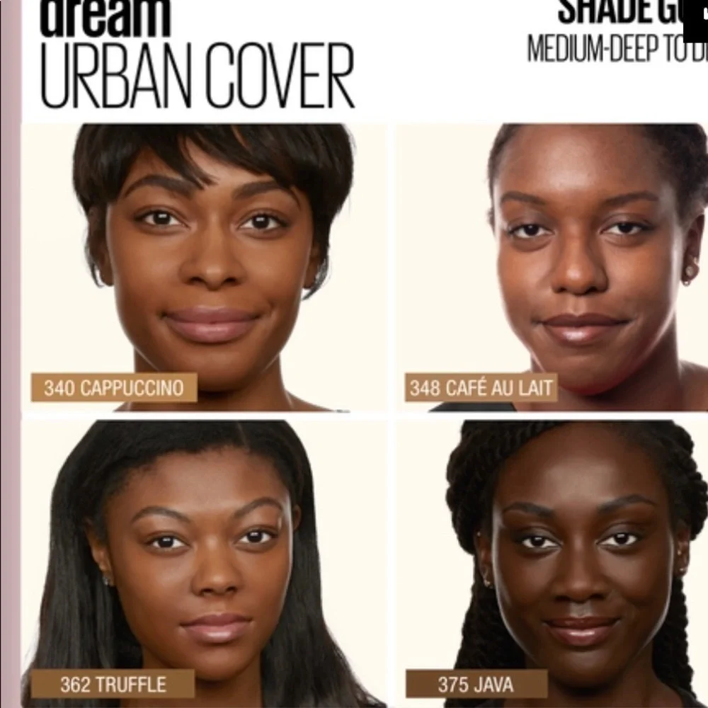 Set of 2 Maybelline Dream Urban Cover foundation